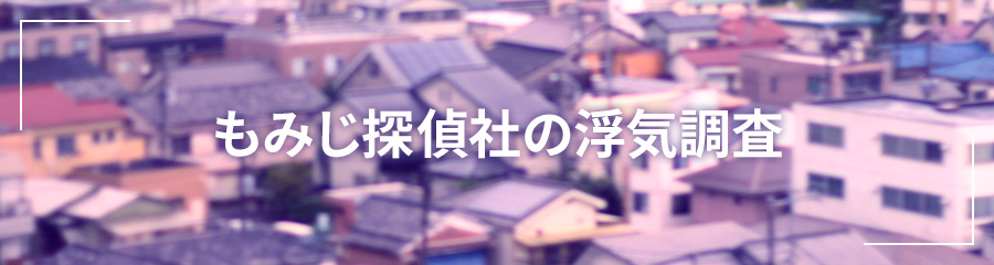 もみじ探偵社の浮気調査